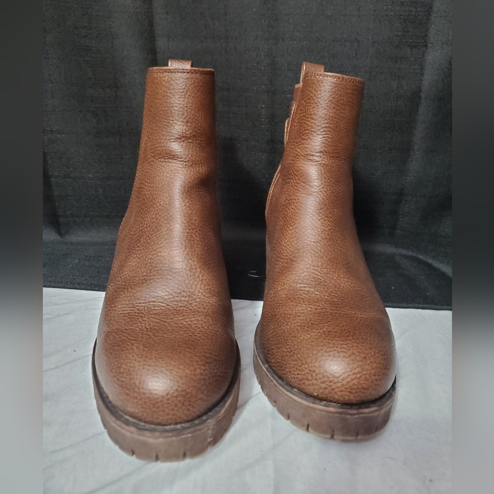 MIA Colten Ribbed Block Heel Chelsea Boot size 7.5 - Picture 2 of 6